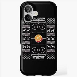 Art Calgary Flames iPhone Tough Case
