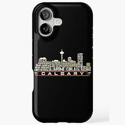 Art Calgary Flames iPhone Case