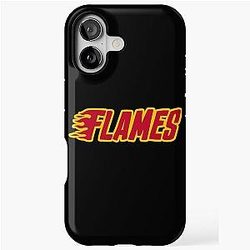 Art Calgary Flames iPhone Tough Case