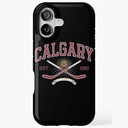 Art Calgary Flames iPhone Case