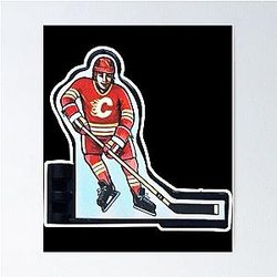 Art Calgary Flames Poster
