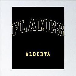 Art Calgary Flames Poster