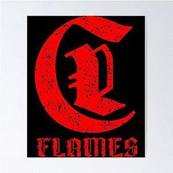 Art Calgary Flames Poster
