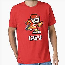 Calgary Flames 8-bit Retro Pixel Art Videogame Essential T-Shirt