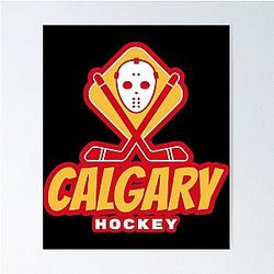 Art Calgary Flames Poster