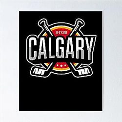 Art Calgary Flames Poster