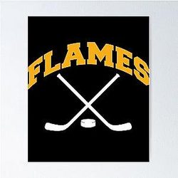 Art Calgary Flames Poster