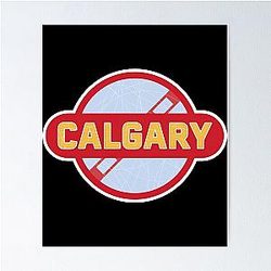 Art Calgary Flames Poster
