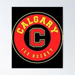 Art Calgary Flames Poster