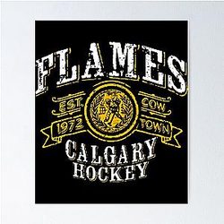 Art Calgary Flames Poster