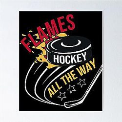 Art Calgary Flames Poster