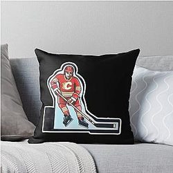 Art Calgary Flames Throw Pillow