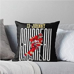 Art Calgary Flames Throw Pillow