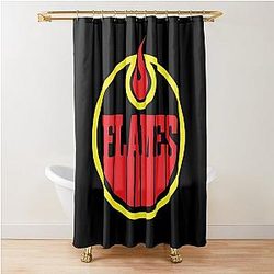 Art Calgary Flames Shower Curtain