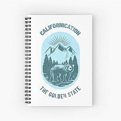 Californication The Golden State Spiral Notebook