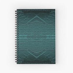Dark Blue Californication Spiral Notebook