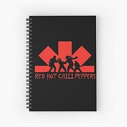Californication Energy Red Hot Chili Peppers Tribute Spiral Notebook