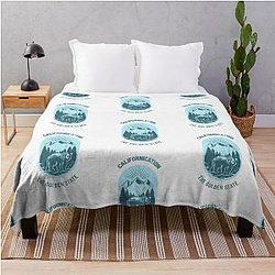 Californication The Golden State Throw Blanket