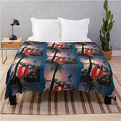 John Frusciante Californication Era RHCP Throw Blanket