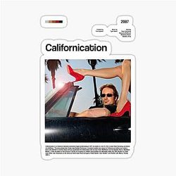 Californication series poster sticker