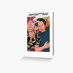 Californication Pop Art Greeting Card