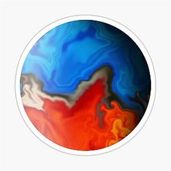Californication Planet Sticker