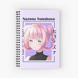 Cute Nazuna Call of the Night Yofukashi no Uta Spiral Notebook