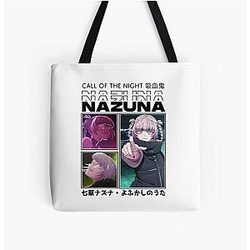 Call of the Night Nazuna Eyes All Over Print Tote Bag