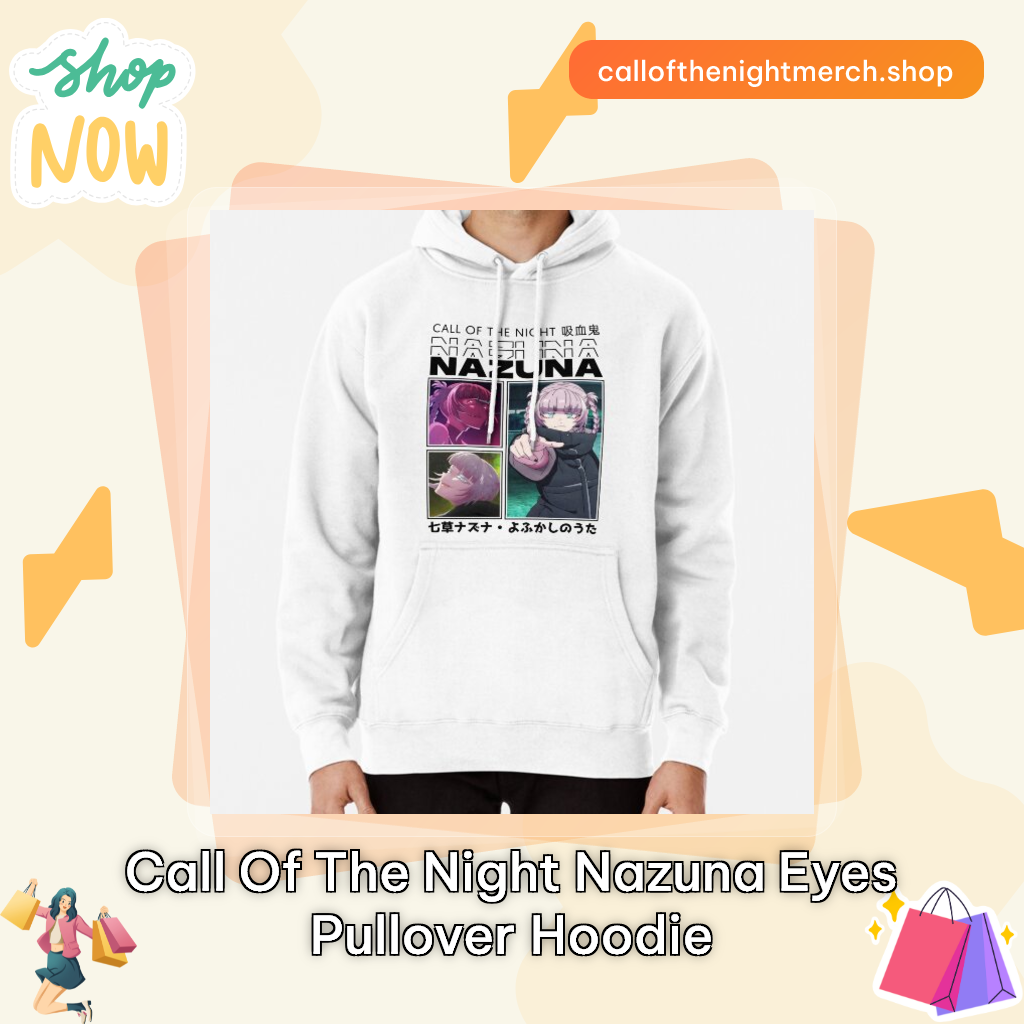 Call of the Night Nazuna Eyes Pullover Hoodie