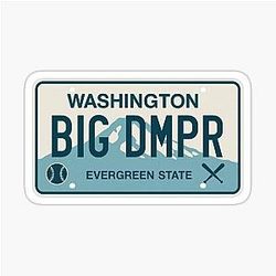 Cal Raleigh Big License Plate Sticker