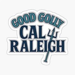 Good Golly Cal Raleigh Mariners Sticker