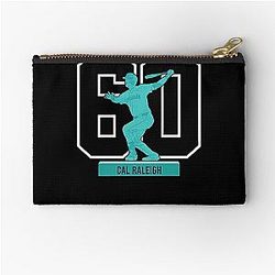 Cal Raleigh 60 Home Run Season Silhouette Zipper Pouch