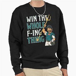 Win The Whole Thing - Seattle Baseball Cal Raleigh Pullover Sweatshirt