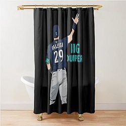Cal Raleigh Big Dumper Shower Curtain