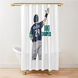 Cal Raleigh Big Dumper Shower Curtain