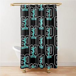 Cal Raleigh Historic 60 Home Run Season Shower Curtain to Calendar Paper
