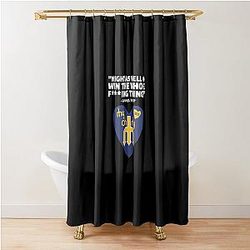 Might As Well Go Win the Whole Thing Cal Raleigh MVP Seattle Mariners 2025 Trident Heart Commemorative Shower Curtain