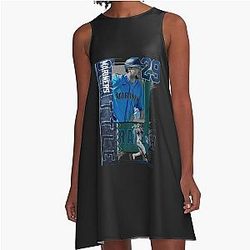 Cal Raleigh Mariners T-Shirt A-Line Dress