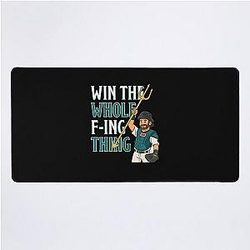 Win the Whole Thing Seattle Baseball Cal Raleigh Desk Mat