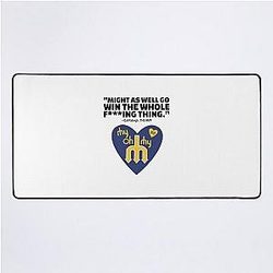 Might As Well go win the whole thing Cal Raleigh MVP Seattle Mariners 2025 Trident Heart Commemorative Desk Mat
