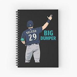 Cal Raleigh Spiral Notebook