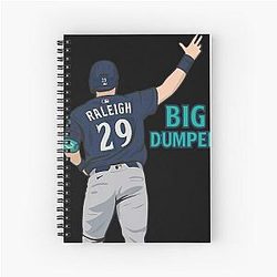 Cal Raleigh Spiral Notebook