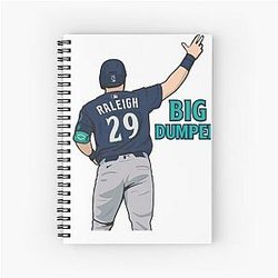 Cal Raleigh Big Spiral Notebook
