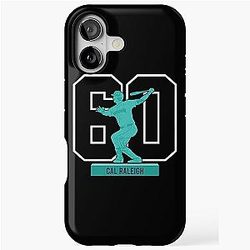 Cal Raleigh Historic 60 Home Run Season iPhone Case