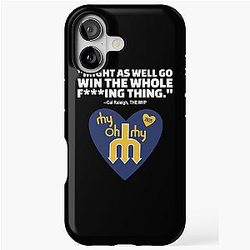 Might as Well go win the whole thing Cal Raleigh MVP Seattle Mariners 2025 Trident Heart My Commemorative 2 iPhone Tough Case
