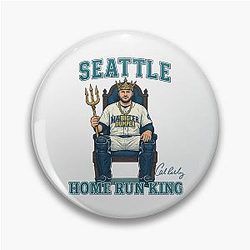 Seattle Home Run King Cal Raleigh Big Dumper Crown Pin