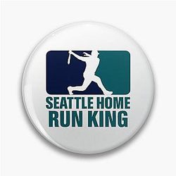 Cal Raleigh baseball logo Seattle Home Run King Pin