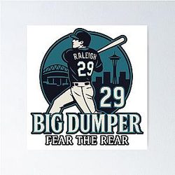 Cal Raleigh - Seattle Mariners Poster