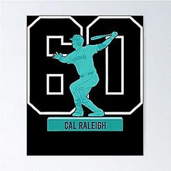 Cal Raleigh 60-Home Run Season Poster