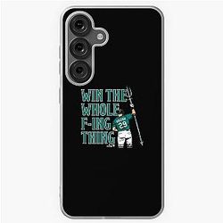 Cal Raleigh - Win The Whole Thing - Seattle Baseball  Samsung Galaxy Soft Case